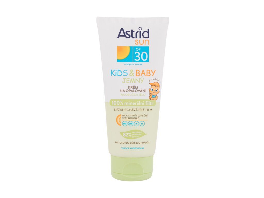 Opalovací přípravek na tělo – Astrid Sun Kids & Baby Soft Face and Body Cream 100 ml