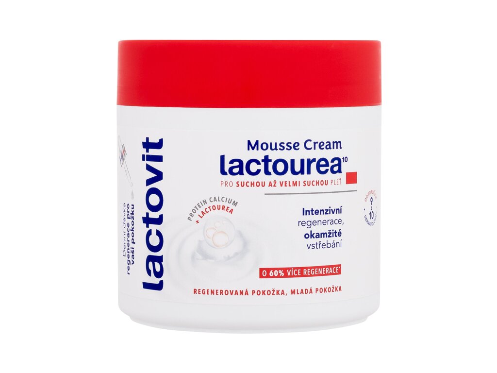 Tělový krém – Lactovit LactoUrea Regenerating Mousse Cream 400 ml